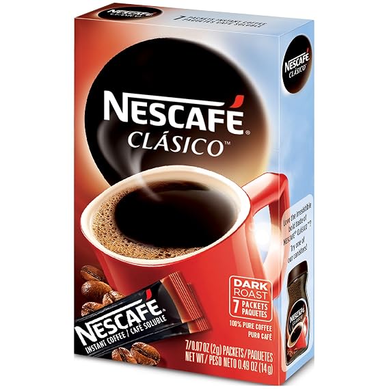 Nescafe Clasico Instant Coffee, 7 ct