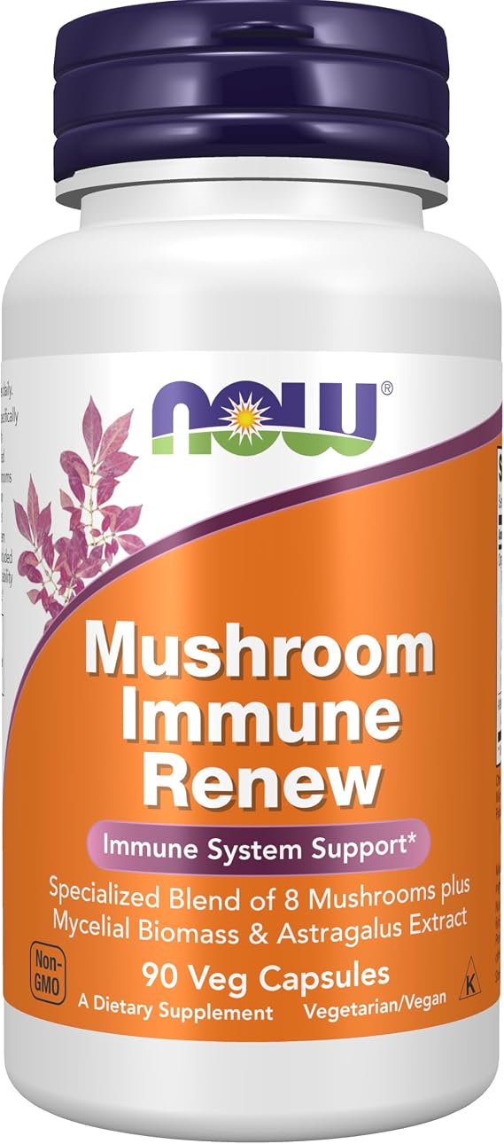 NOW Foods Supplements, Immune RenewTM with Astragalus Root Extract, Immune System Support*, 90 Veg Capsules