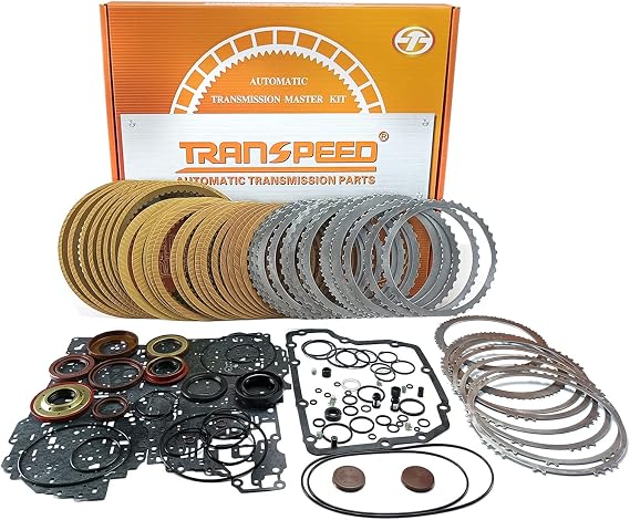 TRANSPEED TF80-SC AF40 6 SPEED Automatic Transmission Gearbox Master Rebuild Clutch Steel Kit Compatible with OPEL CADILLAC VOLVO PEUGEOT JAGUAR
