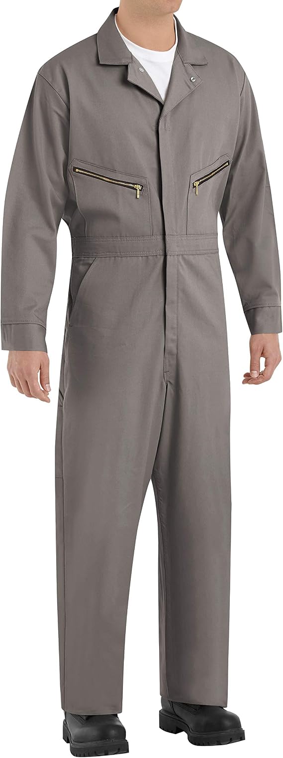 Red Kap Men's Red Kap Men's Zip-front Cotton Coverall