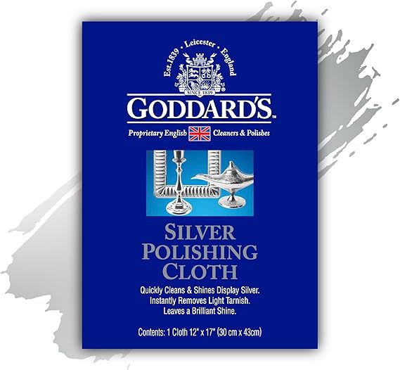 Goddard's Silver Polishing Cloth, Silver Cleaner & Tarnish Remover, 1 Pack