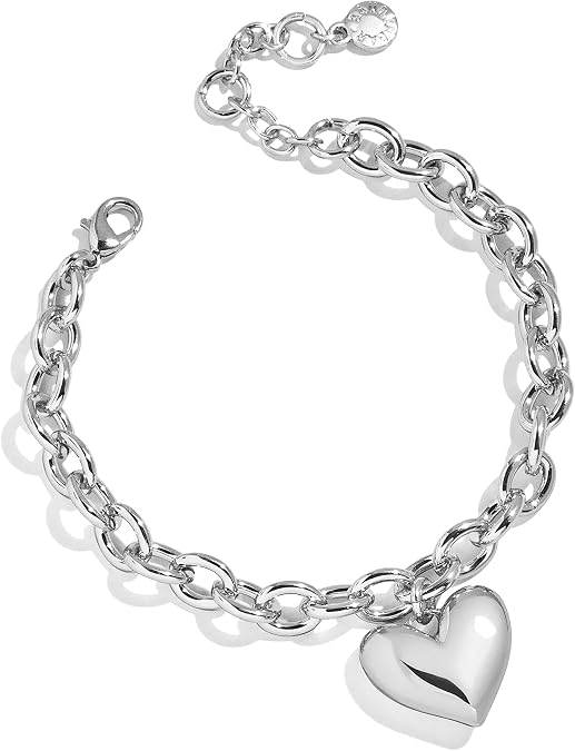 BaubleBar - Bubble Heart Link Chain Bracelet