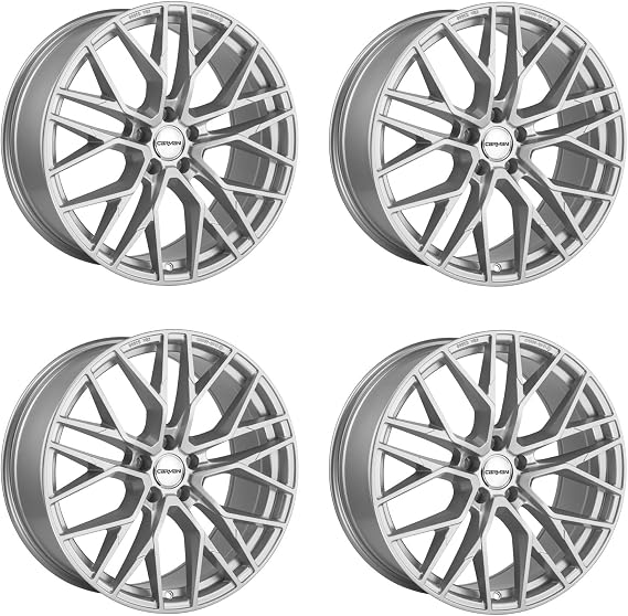 4x Carmani alloy rims 20 Ludwig 7.5x17 ET30 5x112 white silver compatible with Ssangyong Korando Tivoli Torres