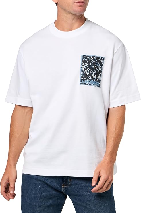 Lacoste Men's Loose Fit Thick Jersey T-Shirt