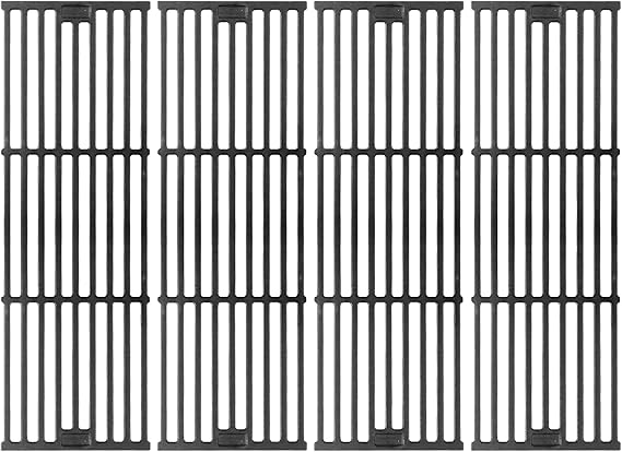 4PCS Grill Grates Replacement Parts, Grill Grates Replacement Cast Iron 19 3/4" for Chargriller 2121, 2123, 2222, 2828, 3001, 3030, 3725, 4000, 5050, 5252, 5650,9020