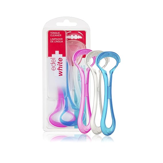 Edel+White Tongue Cleaners- 3 Pack