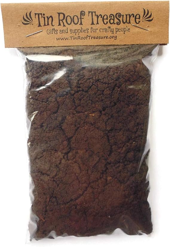 Organic Soil Substrate for Terrariums, Fairy Gardens, Moss and Lichen, 5"x7" Bag