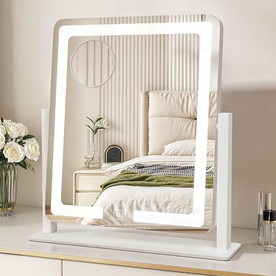 DWVO Vanity Mirror with Lights, 3 Color Lighting Modes