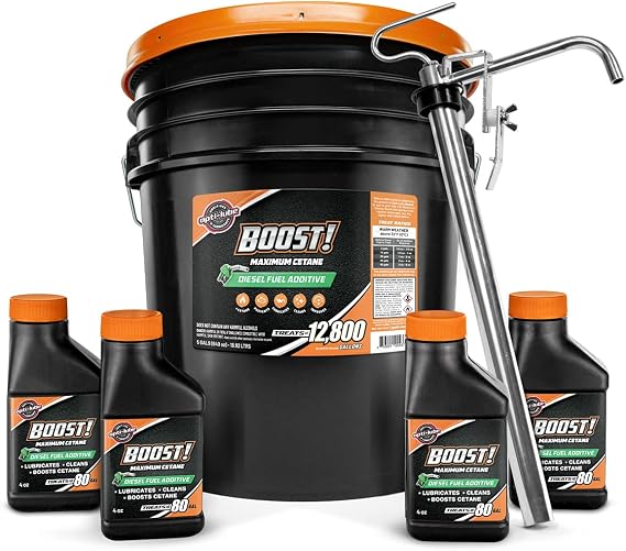 Opti-Lube Boost! Max Cetane Diesel Additive, 5 gal Pail + Pump Kit