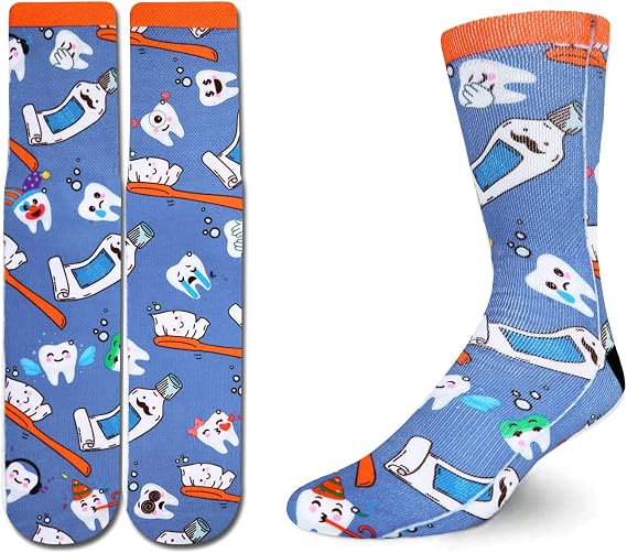 Benefeet Sox 3D Printed Medical Socks Women Men Funny Nursing Graduation Gift Novelty Doctor Socks Crazy Medical Themed Socks