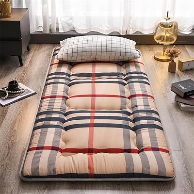 DaoGeSir Futon Mattress Thicken, TwinFullQueenKing Japanese Floor Mattress Tatami Foldable Sleeping Mattresses Portable Sleeping Mattress for Home Camping Color : 3, Size : Single90x200cm