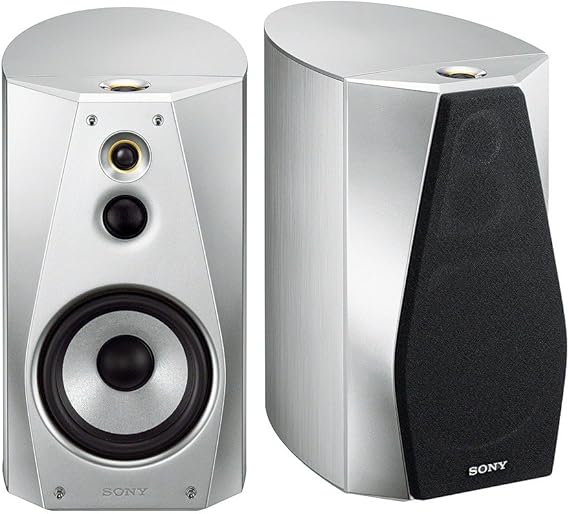 Sony SS-HA1 S Speaker System 1 Pair : High Resolution Compatible Silver SS-HA1 S