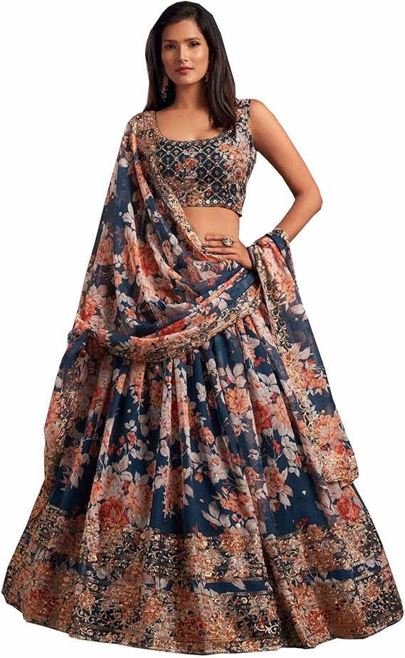 Indian Bollywood Stylish Designer Ready to Wear Lehenga Choli Party Wear Pakistani Beautiful Choli