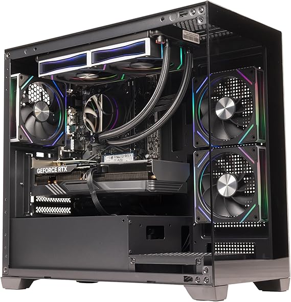 GTR Gaming PC | AMD Ryzen 7 5800X | RTX 5070 12GB GDDR7 | 32GB DDR4 3600MHz | 1TB NVMe SSD | 750W 80+ Gold PSU | ARGB Glass Case | Wi-Fi | Windows 11 Home