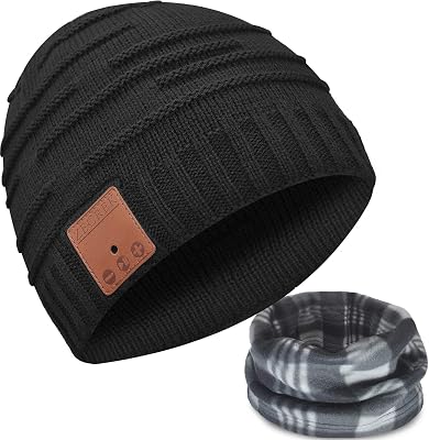 Bluetooth Beanie,Mens Womens Winter Hat,Christmas Stocking Stuffers Gifts for Men Women Teen Boys Girls Teenage