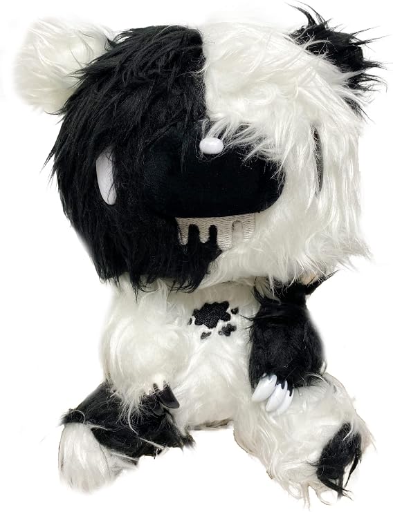 Great Eastern Entertainment Gloomy Bear - Black with Gloomy Bear Sitting Pose Long Hair Fur Plush 7" H