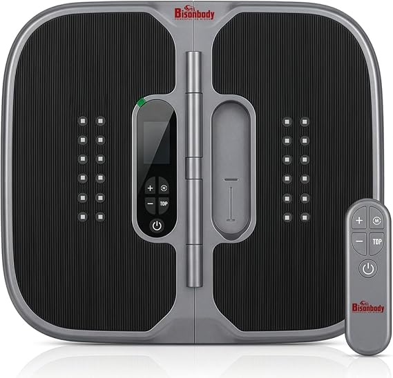 Electric Foot Massager with Red Light Feature & a Wireless Remote, 12 Modes & 20 Intensity Levels, Rechargeable Foot Massager for Relaxation, Mothers Day Gifts for Mom & Gifts for Women