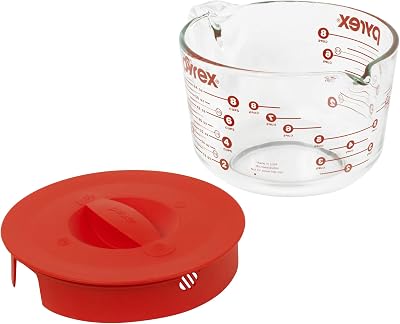 Pyrex Glass Measuring Cup Set 8-Cup, Microwave and Oven Safe