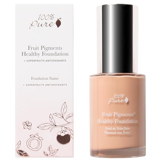 100% PURE Healthy Foundation, Sand, 1 fl oz