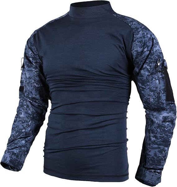 BACKBONE Men's Tactical Combat Shirt Long Sleeve Military BDU