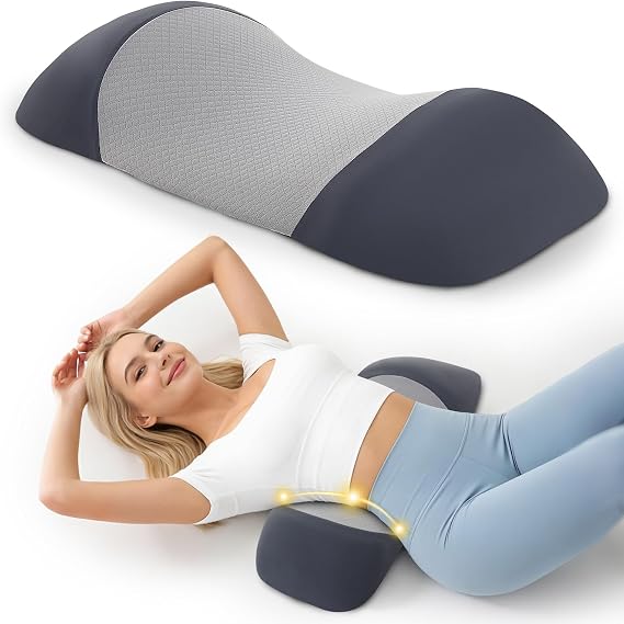BRO Lumbar Back Support Pillow for Bed, Office, Car, Sofa, Memory Foam