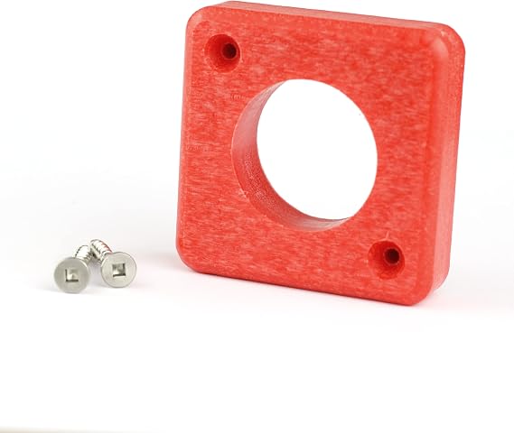 Recycled 1-1/8" Predator Guards for Wrens & Chickadees (Red)