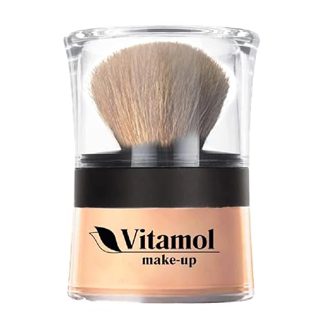 Vitamol Make-up Natural Mineral Powder Organic Natural Micronised Powder 14 g (Caramel)