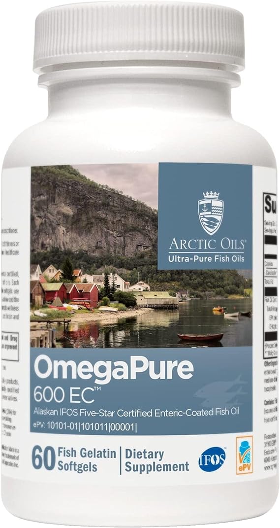 XYMOGEN OmegaPure 600 EC, 60 Softgel Tablets