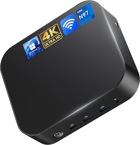ASUS NUC 14 Essential Mini PC, Intel N97 Processor(4C/4T,Up to 3.6GHz)16GB DDR5 RAM & 512GB PCIe4 NVMe SSD Versatile Intel NUC Mini Computers, TypeC 3.2, 4K URD, BT5.3, WiFi6E, Win11 Pro preinstalled