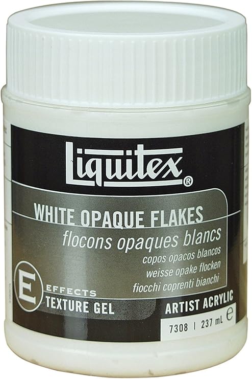 Liquitex Professional Effects Medium, 8-oz, White Opaque Flakes