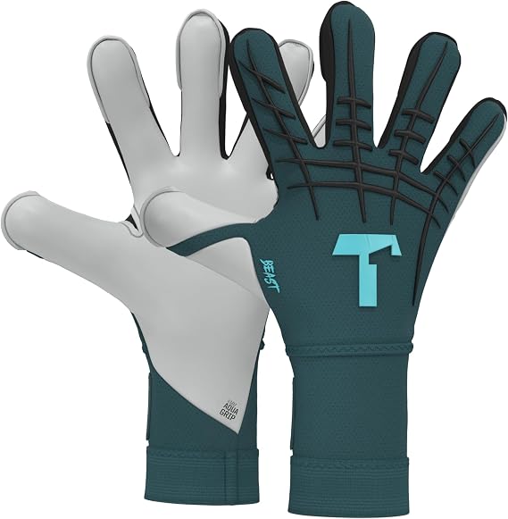 T1TAN Beast Goalkeeper Gloves with Finger Protection for Adults Unisex Football Gloves Inner Seam and 4 mm Professional Grip Various Sizes and Colours