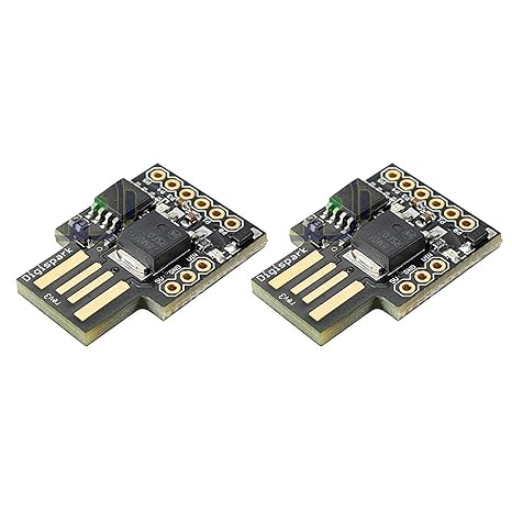 DEVMO 2PCS Digispark Kickstarter ATTINY85 General Micro USB Development Board Module Compatible with Ar-duino