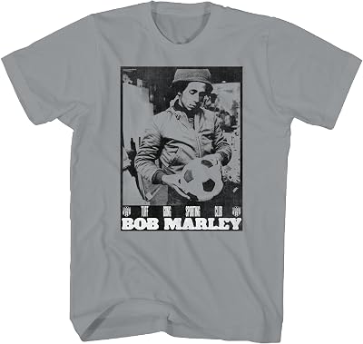 Bob Marley T Shirt Soccer Tuff Going Sports Club Adult Short Sleeve Reggae Music Retro Style Graphic Tees