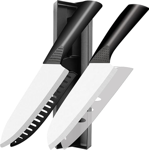 Ceramic Knife Set - 7" Santoku & 7" Chef Knife