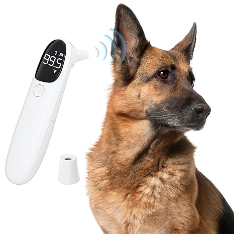 Cat and Dog Ear Temperature Monitor, Pet Only Thermometer, Dog or Cats Ear Temperature Monitor , Dog and Cat Ear Care Supply