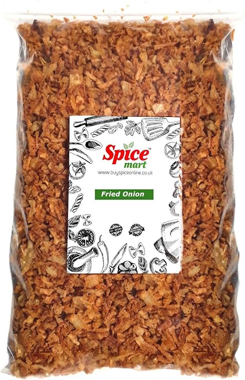 Fried Onions | Onion Flakes Dried | Crispy Onion | Barista | Premium Quality Free UK P&P 50g-1.9kg (90g)