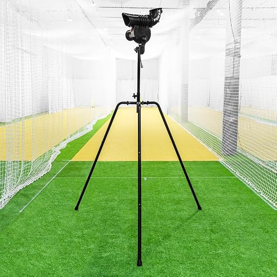 FORZA V55 Cricket Bowling Machine | Up to 55mph Speeds, Automatic 12-Ball Feeder, Portable Design Ideal for Cricket Training