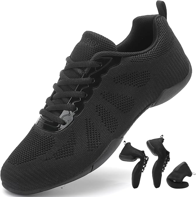 Girls Cheer Shoes Women Mesh Flexible Non-Slip for Dance Training
