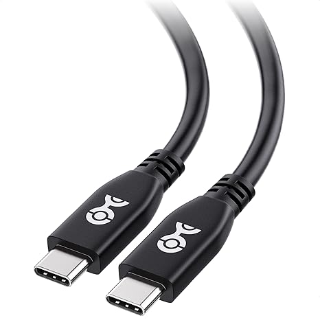 Cable Matters 40Gbps USB 4 Cable - 6.6ft, Supports Up to [8K@60Hz / 4K@240Hz Video, 240W Charging, 40Gbps Data Transfer] USB4 Cable, Black, Compatible with Thunderbolt 4, MacBook, XPS, Surface Pro