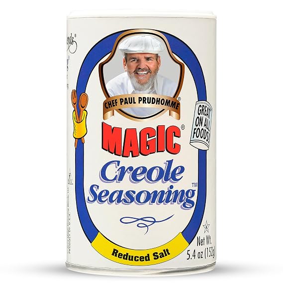 Chef Paul Magic Seasoning Blends Magic Creole Seasoning | Gluten Free | All Purpose Seasoning for Meat, Seafood & Vegetables | Kosher & Halal Certified | 5.4 oz (Pack of 1)