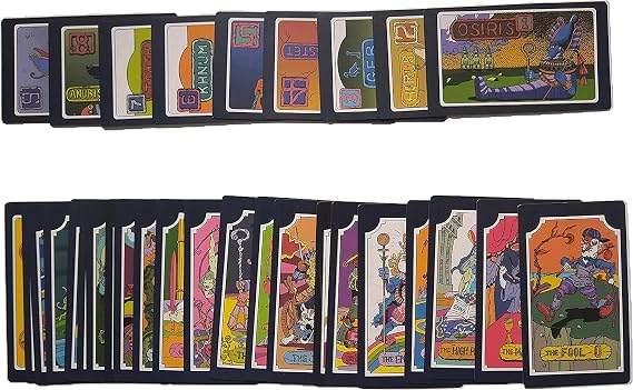 Milcraft Adventure Anime Tarot Cards - 31 Pcs JoJo Anime Tarot Cards Board Game Divination Entertainment Party Board Game