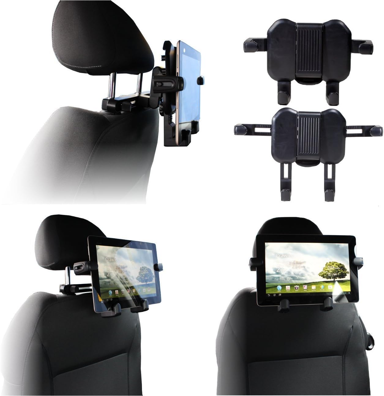 Navitech in Car Portable Tablet Head RestHeadrest MountHolder Compatible with NPOLE 10.1"