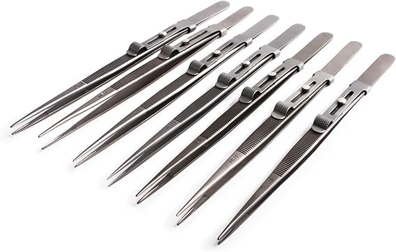 Diamond Tweezer - Swiss Stainless Steel Tweezers for Professional Jewelry Work DK2901