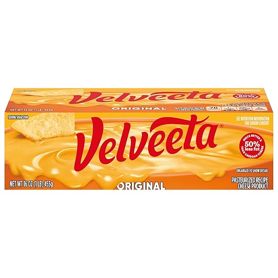 Velveeta Pasteurized Recipe Cheese Product, 1 Block Original, 16 oz