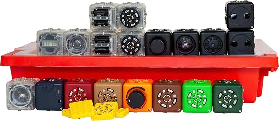Modular Robotics Boundless Builder Pack for Science Engineering Kits with 19 Robot Cubes - STEM for Teens and Younger Children (Ages 4+)