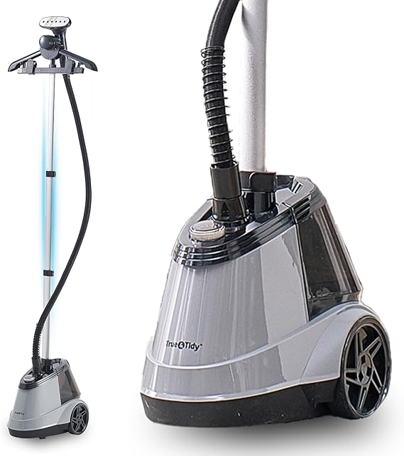 True & Tidy Heavy-Duty Commercial Garment Steamer, w/ 3 Steam Settings