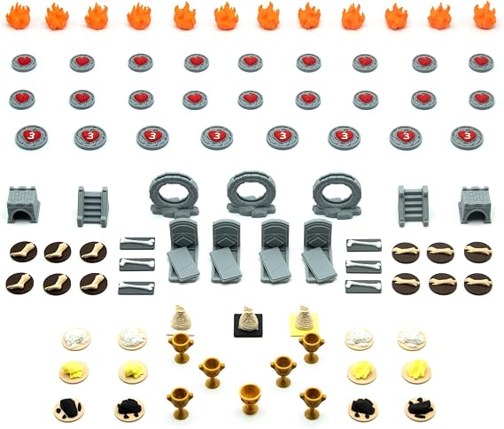 BGExpansions - Cthulhu: Death May Die™ Upgrade Pack - Fear of the Unknown | 89 Pieces | 3D Immersive Components for Season 3 | Premium Accessory for a Scary Gaming Experience