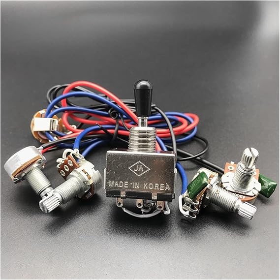 Guitar Prewired Harness Electric Guitar Wiring Harness With 2v2t Third Gear Converter For SG For EPI For LP