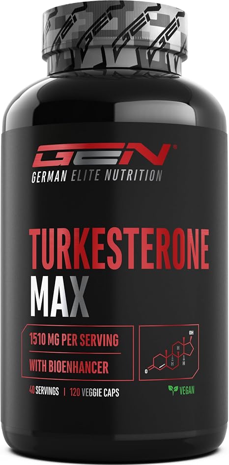 GEN GERMAN ELITE NUTRITION Turkesteron Max - 120 Kapseln - 10:1 Extrakt