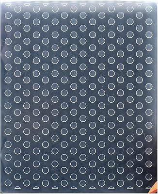 Kwan Crafts Dots Plastic Embossing Folders for Card Making Scrapbooking and Other Paper Crafts, 12.1x15.2cm